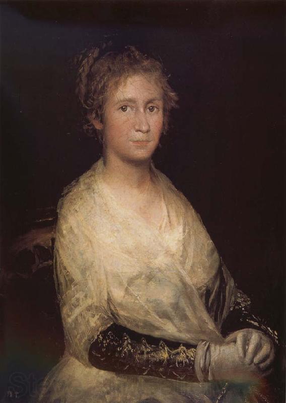 Francisco Goya Portrait of Josefa Bayeu Norge oil painting art